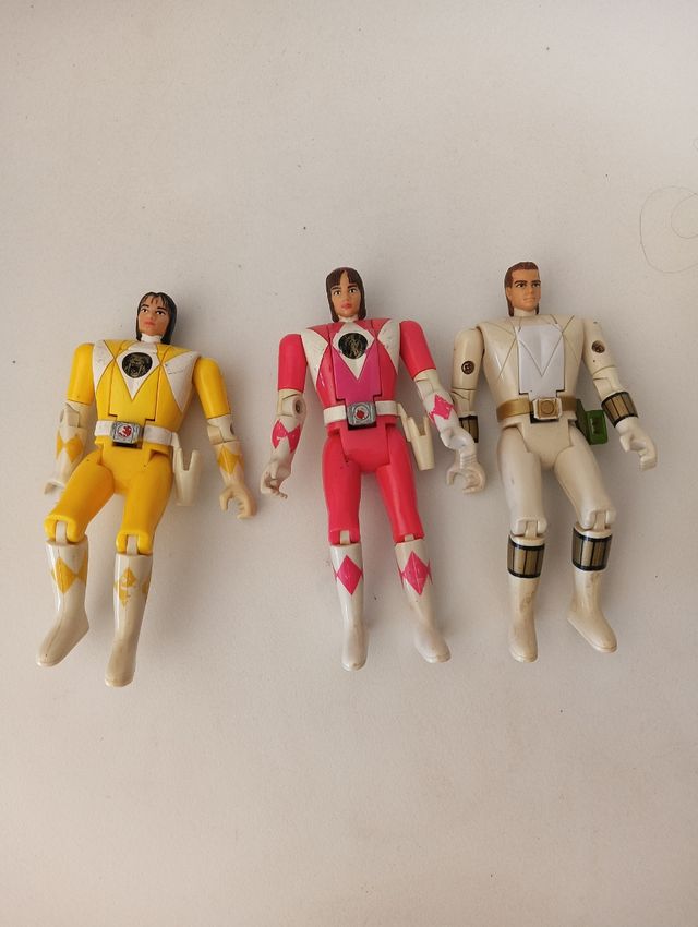 3 figuras Power Rangers