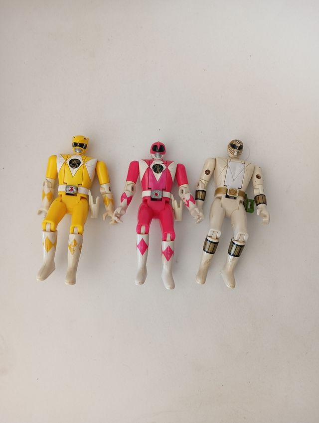 3 figuras Power Rangers