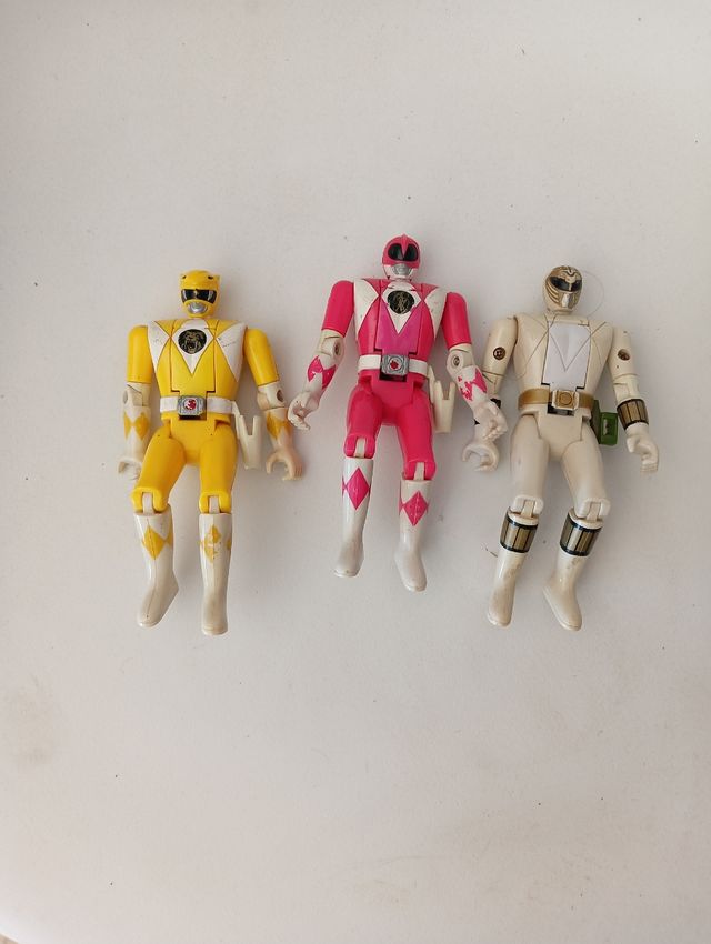3 figuras Power Rangers