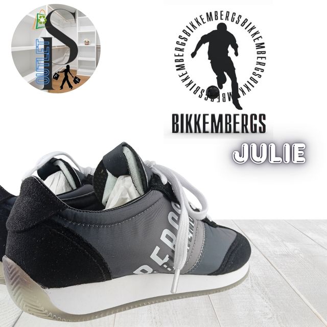 zapatillas mujer Bikkembergs Julie piel metalizada