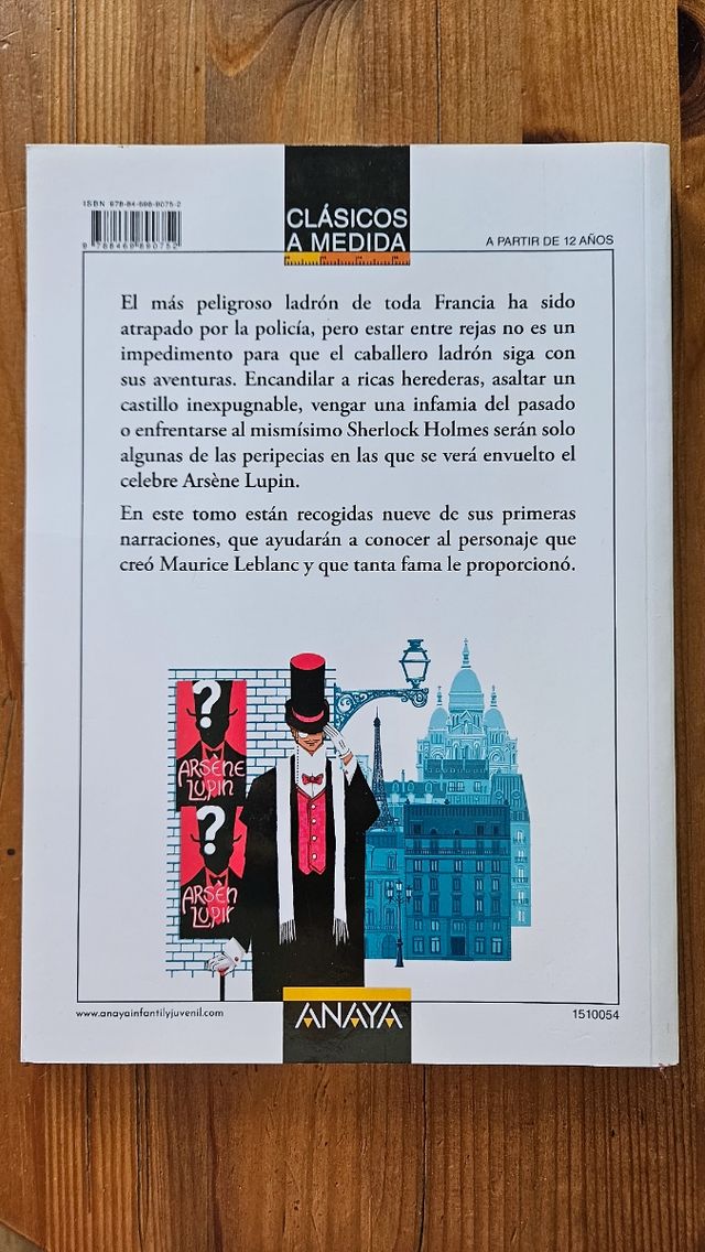 Las aventuras de Arsène Lupin, ladrón y caballero