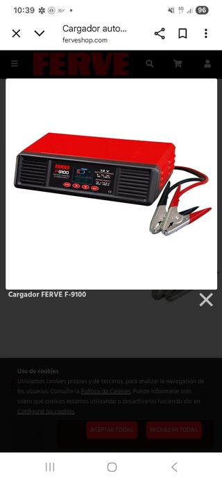 Cargador FERVE F-9100 - Auto