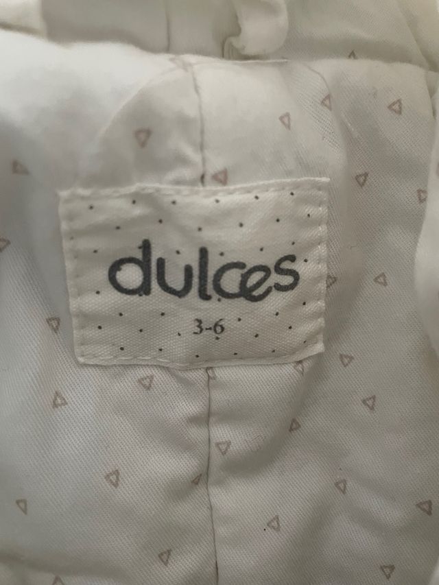 Buzo Bebé Dulces 3-6m. Nuevo, sin estrenar