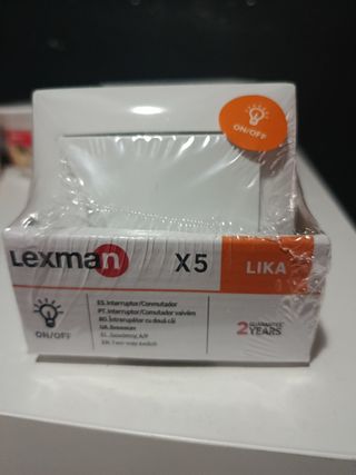Interruptor Lexman X5 (2 vías)
