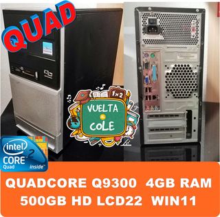 TORRE INTEL ASUS QuadCore Q9300 - 4GB RAM 500HD