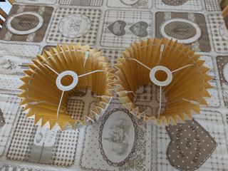 2 pantallas lámparas plegables