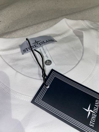 Camiseta Stone Island blanca