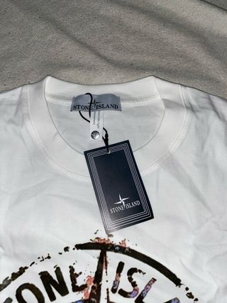 Camiseta Stone Island blanca