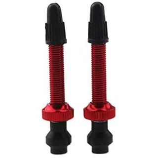 8 válvulas tubeless presta rojas 38mm