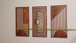 Tríptico decorativo madera