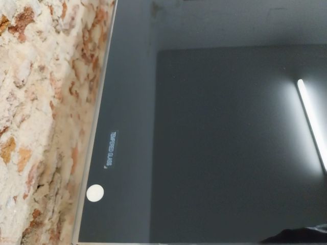 Mesa escritorio cristal negro plata