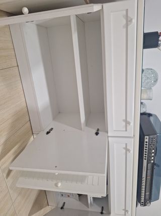 Aparador blanco de madera