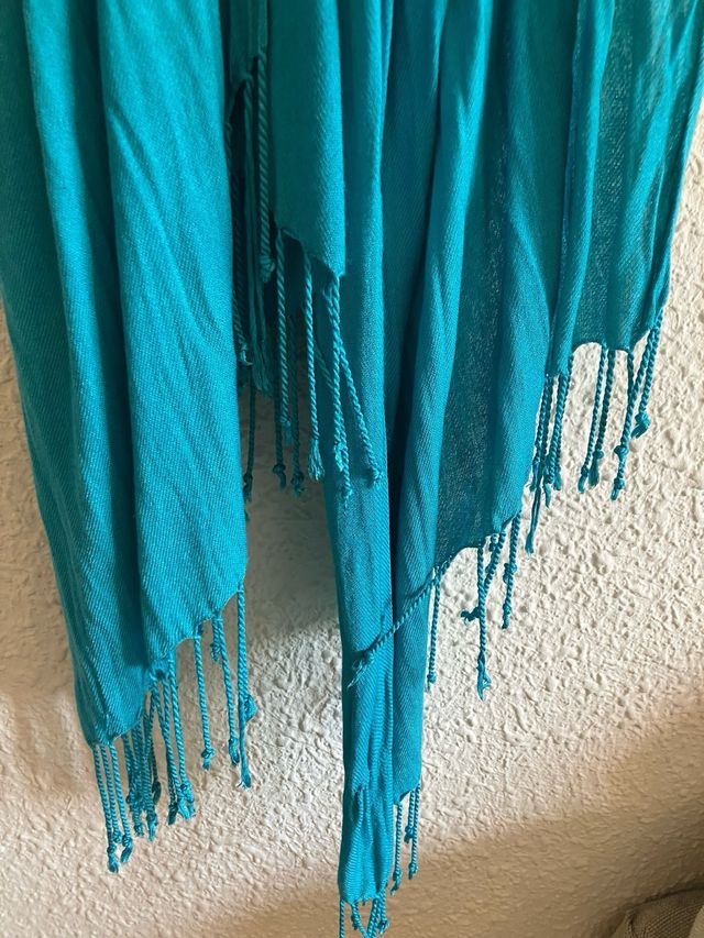 Fular turquesa - Chal ligero
