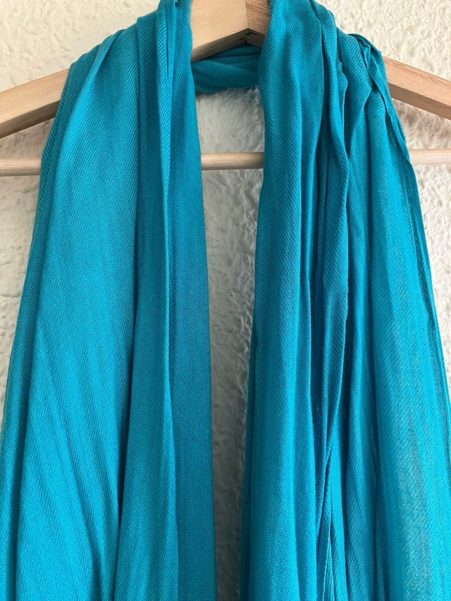 Fular turquesa - Chal ligero