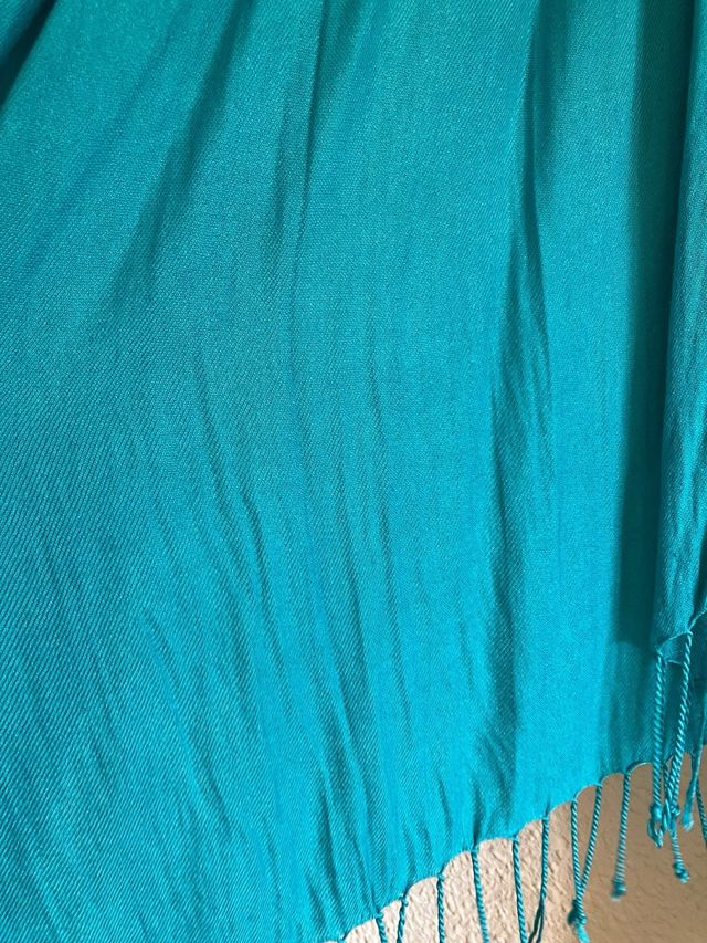 Fular turquesa - Chal ligero