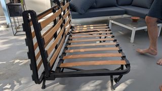 Funda sofá cama gris - Futón