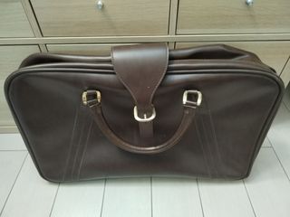 Valigia Borsa Borsone Vintage anni 50 in Pelle co