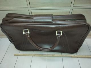 Valigia Borsa Borsone Vintage anni 50 in Pelle co