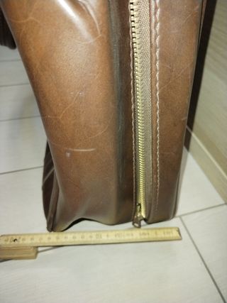 Valigia Borsa Borsone Vintage anni 50 in Pelle co