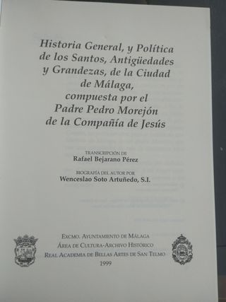 Historia de las Antigüedades de Málaga