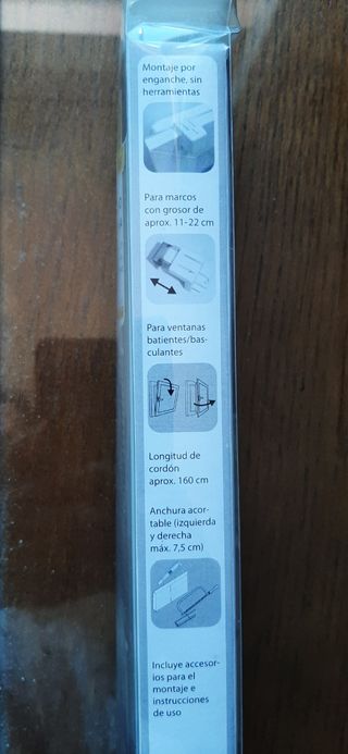 Estor plisado Home Creation - Gris