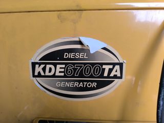 Generador diésel KDE6700TA 