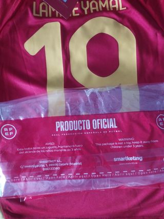 Camiseta España Oficial Talla M ( talla 10 de niñ@