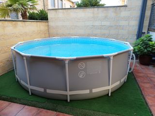 Piscina Desmontable 366x90cm Escalera y Depuradora