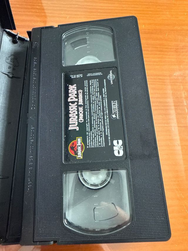 VHS Jurassic Park (Parque Jurásico)