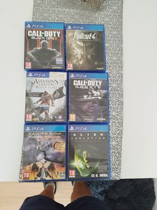 6 Juegos PS4 (PlayStation 4)