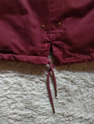Parka Pull&Bear - Rojo Burdeos
