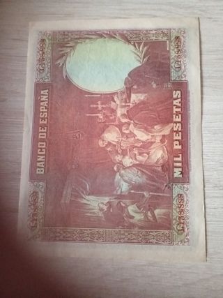Billete 1000 Pesetas España 1928