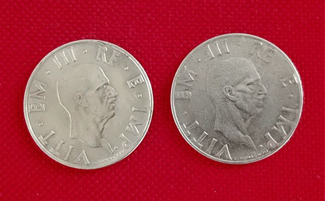 2 Monete Italia 1939 RE