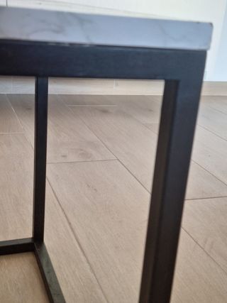 Mesa centro moderna - efecto mármol 