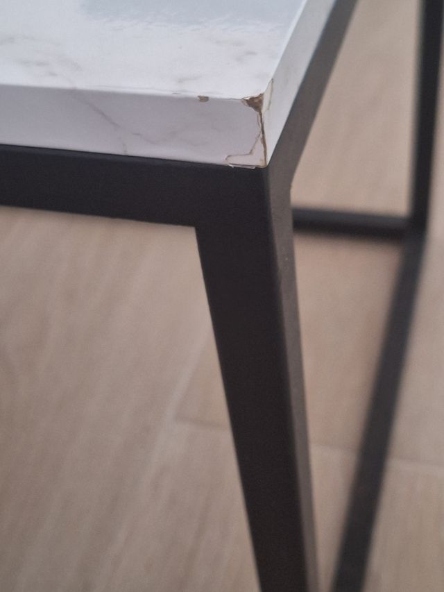 Mesa centro moderna - efecto mármol