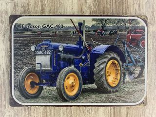 Cartello per trattori Fordson GAC 482
