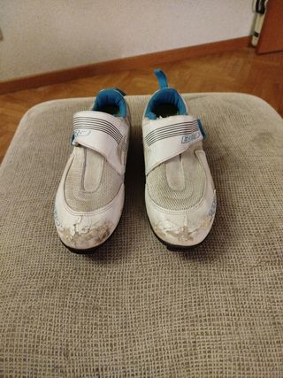 Zapatillas ciclismo niño Bici