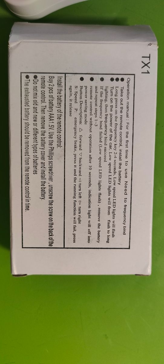 Control remoto inalámbrico