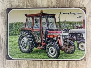 Poster del trattore Massey Ferguson 250
