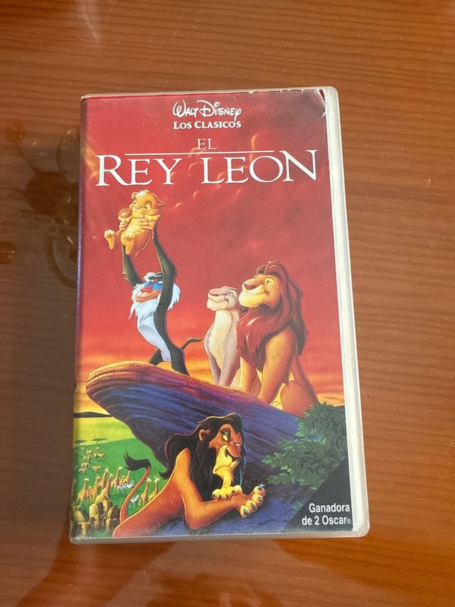 VHS El Rey León (Disney)