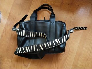 Bolso Parfois negro - blanco