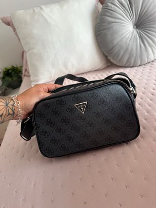 Bolso bandolera Guess negro