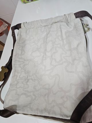 Mochila Tous beige y marrón
