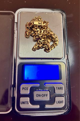 Cadena cubana oro 18k