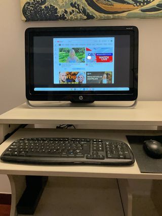 HP All-in-One: Ordenador sobremesa. All in one.