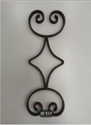 4x Adorno Forja Artesanal