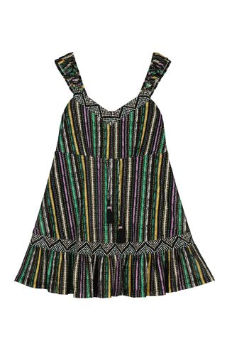 Vestido Springfield multicolor tirantes