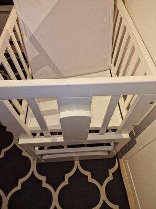 Cuna bebé blanca - Mini cuna