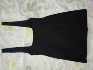 Vestido mini Stradivarius negro