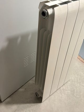 Radiador blanco de agua - aluminio